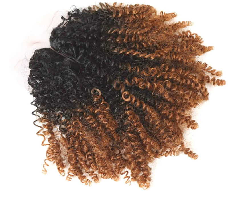 TRULY MAGIC - Ombre Curl Yaki BUNDLE with frontal